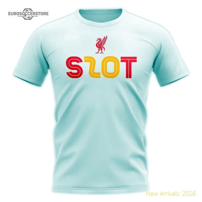 Liverpool Arne Slot 20 Titles T-Shirt (White)-The Soccer Shirt Hub