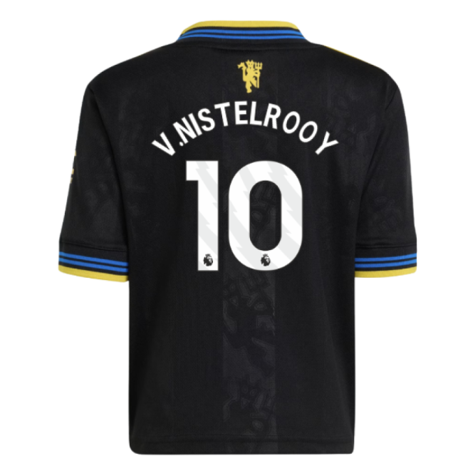 2025-2026 Manchester United Third Mini Kit (V.Nistelrooy 10)-The Soccer Shirt Hub