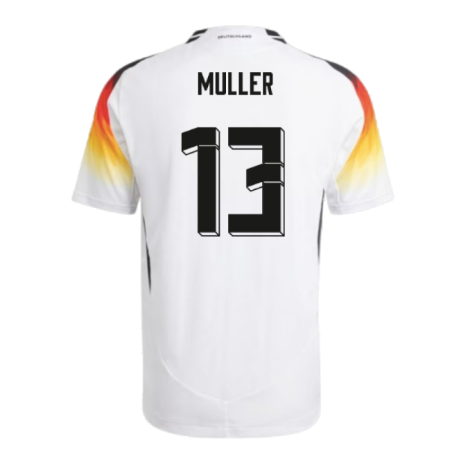 2024-2025 Germany Authentic Home Shirt (Muller 13)-The Soccer Shirt Hub