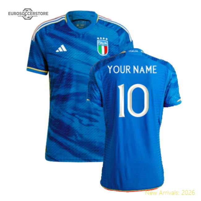 2023-2024 Italy Authentic Home Shirt (Your Name)-The Soccer Shirt Hub