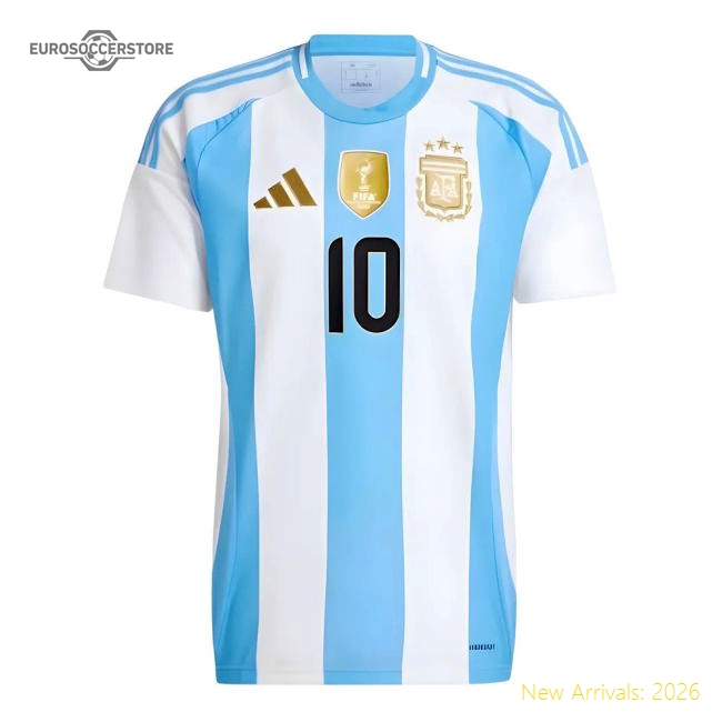 2024-2025 Argentina Lionel Messi Home Shirt (MESSI 10)-The Soccer Shirt Hub
