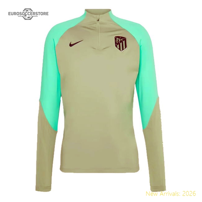 2023-2024 Atletico Madrid Drill Top (Oil Green)-The Soccer Shirt Hub