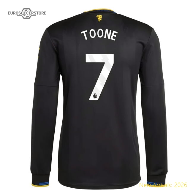 2025-2026 Man Utd Authentic Long Sleeve Third Shirt (Toone 7)-The Soccer Shirt Hub