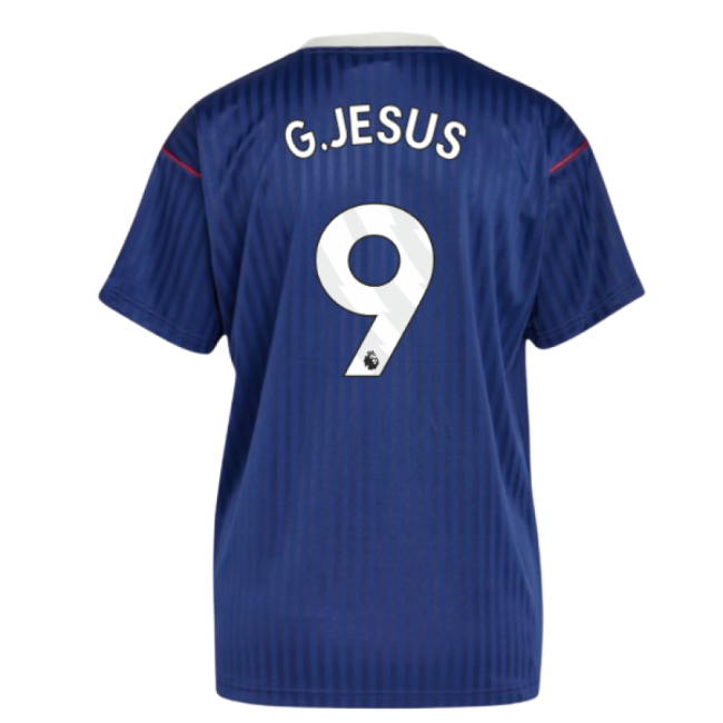 Arsenal Terrace Icons Shirt (Navy) (G.Jesus 9)-The Soccer Shirt Hub