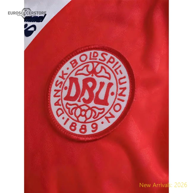 1988 Denmark Home Retro Shirt-The Soccer Shirt Hub