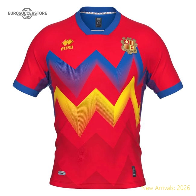2022-2023 Andorra Home Shirt-The Soccer Shirt Hub