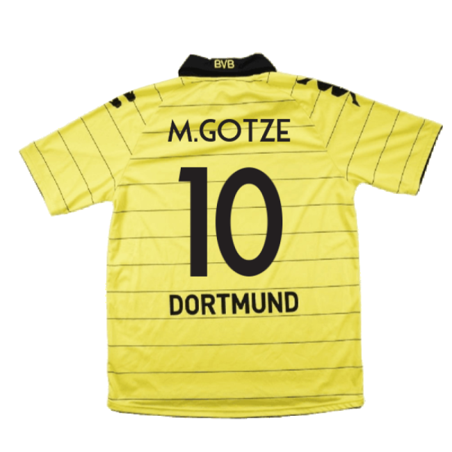 Borussia Dortmund 2010-11 Home Shirt ((Excellent) M) (M.Gotze 10)-The Soccer Shirt Hub