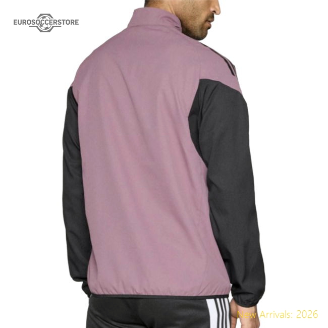 2025-2026 Real Madrid Presentation Jacket (Shadow Fig)-The Soccer Shirt Hub