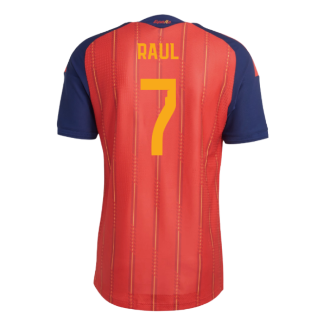 2026-2027 Spain Authentic Home Shirt (Raul 7)-The Soccer Shirt Hub