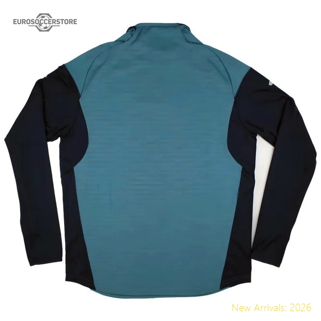 2025-2026 Arsenal Pro Training Top (Blue)-The Soccer Shirt Hub