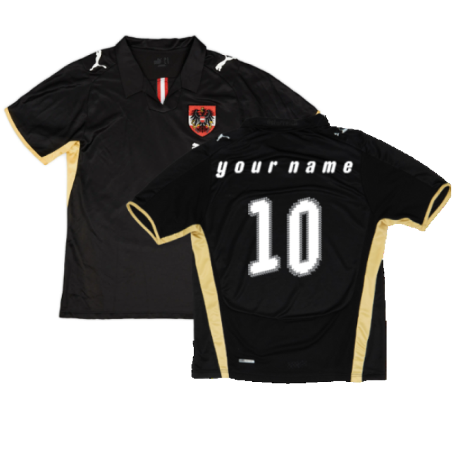 Austria 2008-09 Away Shirt (Excellent) S (Your Name)-The Soccer Shirt Hub