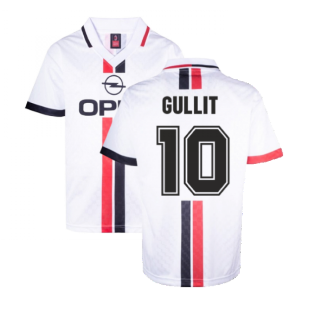 AC Milan 1996 Away Retro Shirt (Gullit 10)-The Soccer Shirt Hub