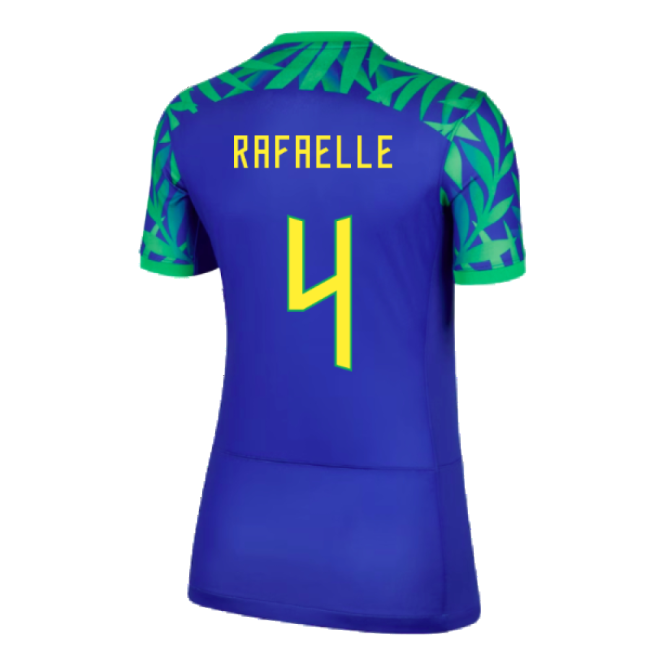 2023-2024 Brazil WWC Away Shirt (Ladies) (Rafaelle 4)-The Soccer Shirt Hub