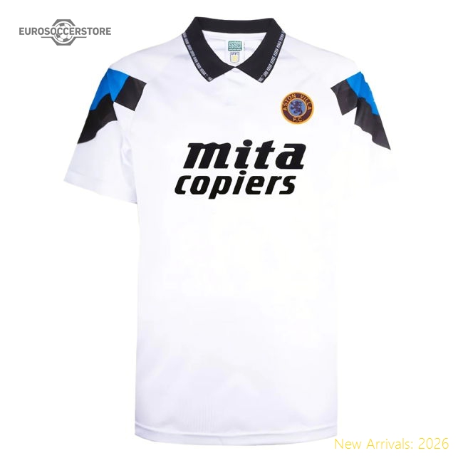 Aston Villa 1990 Away Shirt (McGrath 5)-The Soccer Shirt Hub