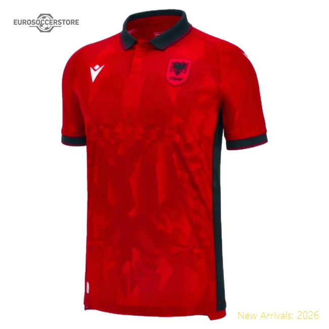 2023-2024 Albania Home Authentic Shirt (Your Name)-The Soccer Shirt Hub