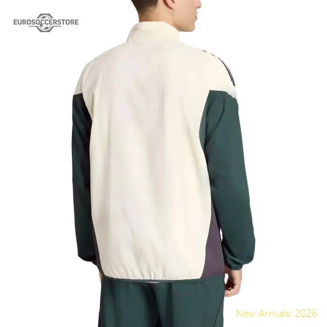 2025-2026 Juventus EU Presentation Jacket (Ecru Tint)-The Soccer Shirt Hub