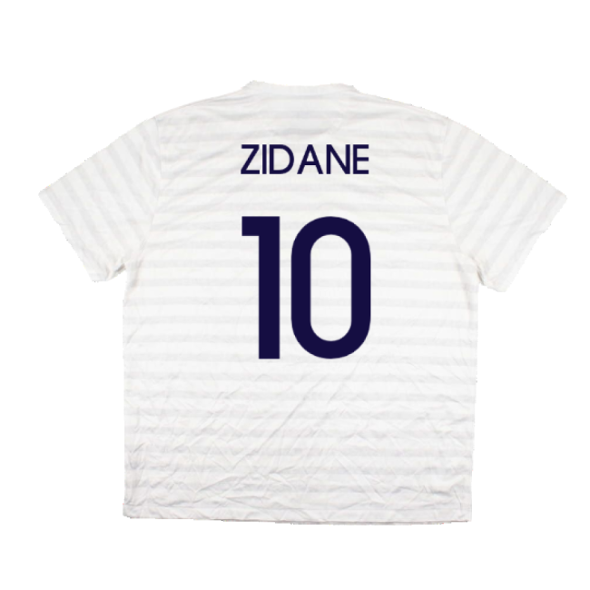 France 2014-15 Away Shirt ((Very Good) XXL) (Zidane 10)-The Soccer Shirt Hub