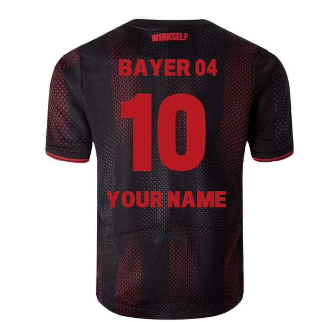 2025-2026 Bayer Leverkusen Home Shirt (Kids) (Your Name)-The Soccer Shirt Hub