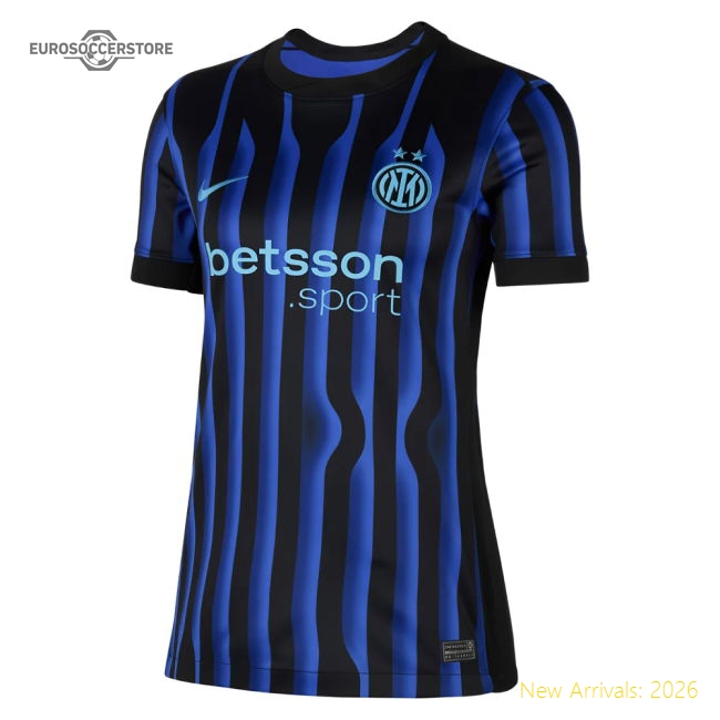2025-2026 Inter Milan Home Shirt (Womens)-The Soccer Shirt Hub