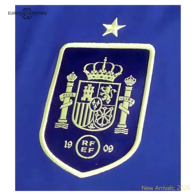 2024-2025 Spain Presentation Jacket (Blue)-The Soccer Shirt Hub