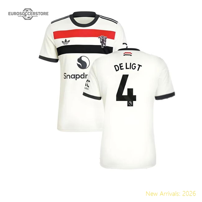 2024-2025 Man Utd Third Shirt (De Ligt 4)-The Soccer Shirt Hub