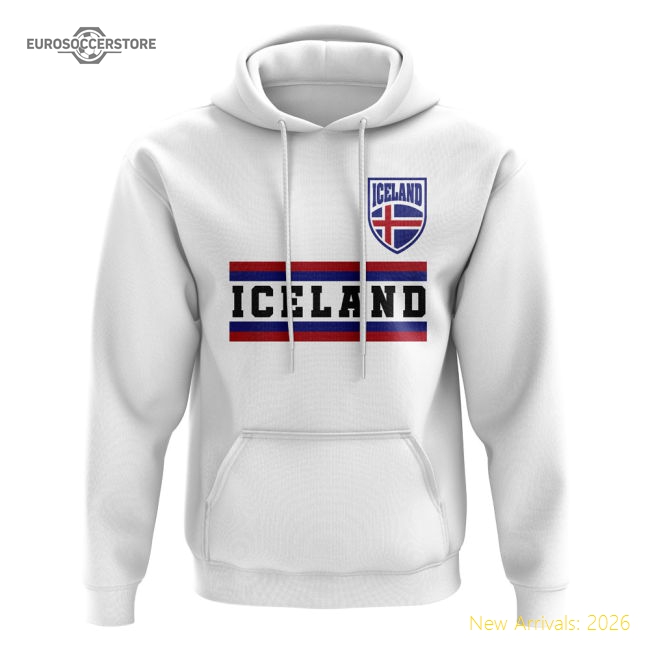 Iceland Core Football Country Hoody (White)-The Soccer Shirt Hub