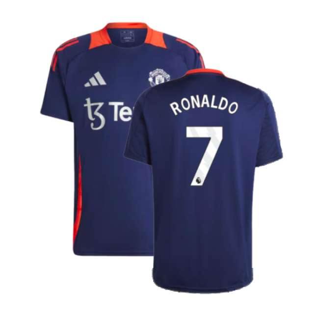 2024-2025 Man Utd Training Jersey (Night Indigo) (Ronaldo 7)-The Soccer Shirt Hub