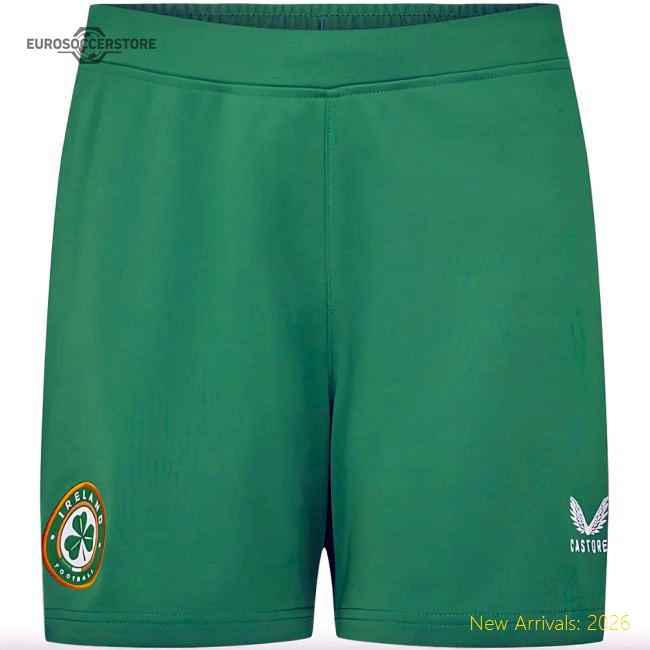 2023-2024 Ireland Away Shorts (White) - Kids-The Soccer Shirt Hub
