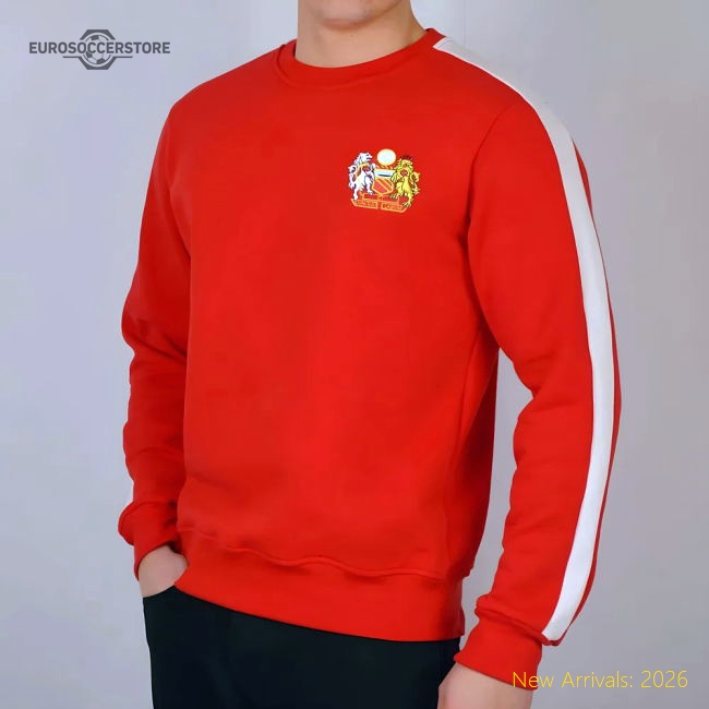 Manchester Reds Sweatshirt-The Soccer Shirt Hub