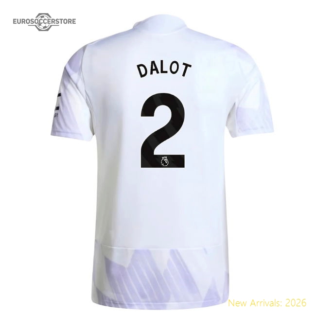2025-2026 Man Utd Authentic Away Shirt (Dalot 2)-The Soccer Shirt Hub