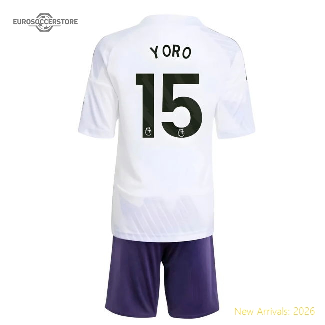 2025-2026 Man Utd Away Mini Kit (Yoro 15)-The Soccer Shirt Hub