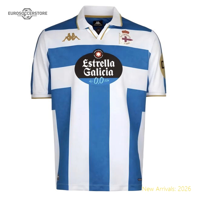 2025-2026 Deportivo La Coruna Home Shirt-The Soccer Shirt Hub