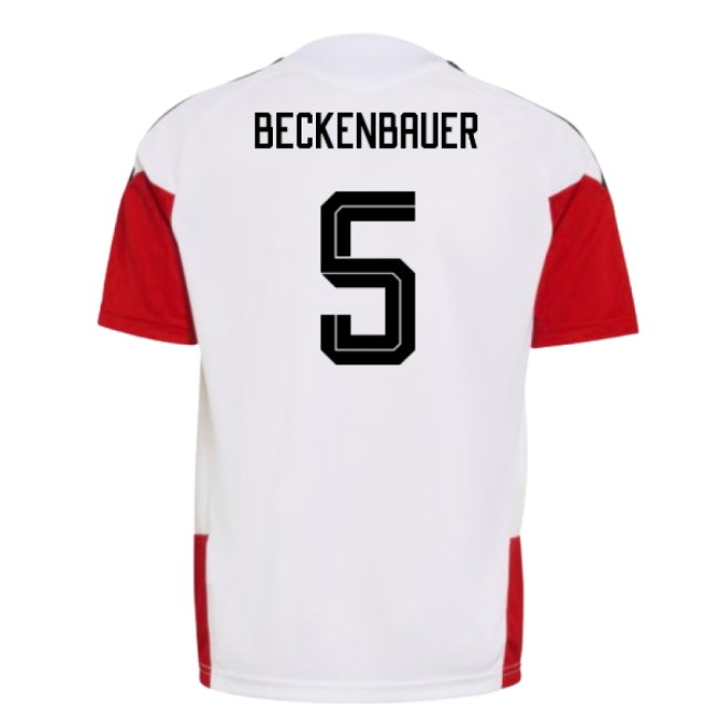 2026-2027 Germany Training Jersey (White) - Kids (Beckenbauer 5)-The Soccer Shirt Hub
