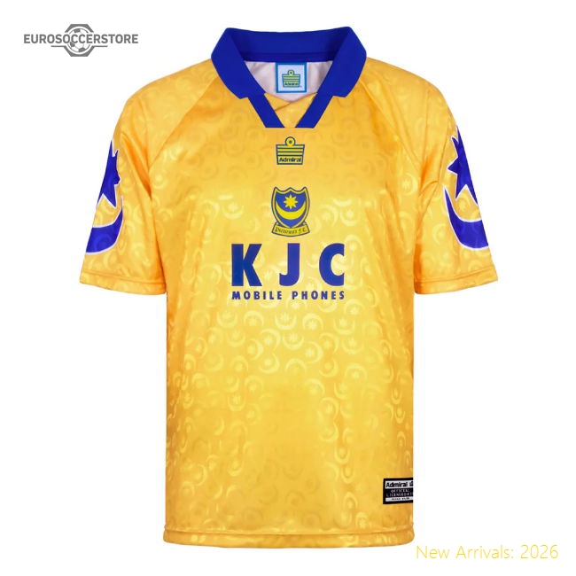 Portsmouth 1998 Admiral Away Retro Shirt (Crouch 9)-The Soccer Shirt Hub