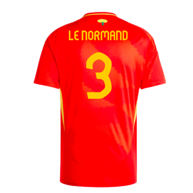 2024-2025 Spain Home Shirt (Le Normand 3)-The Soccer Shirt Hub