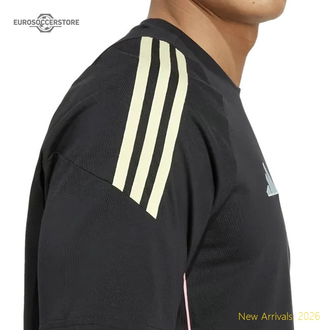 2025-2026 Juventus Training Tee (Black)-The Soccer Shirt Hub