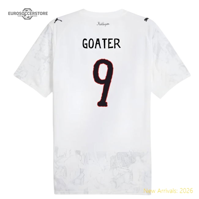 2025-2026 KIDSUPER x Manchester City CWC Shirt (White) (Goater 9)-The Soccer Shirt Hub