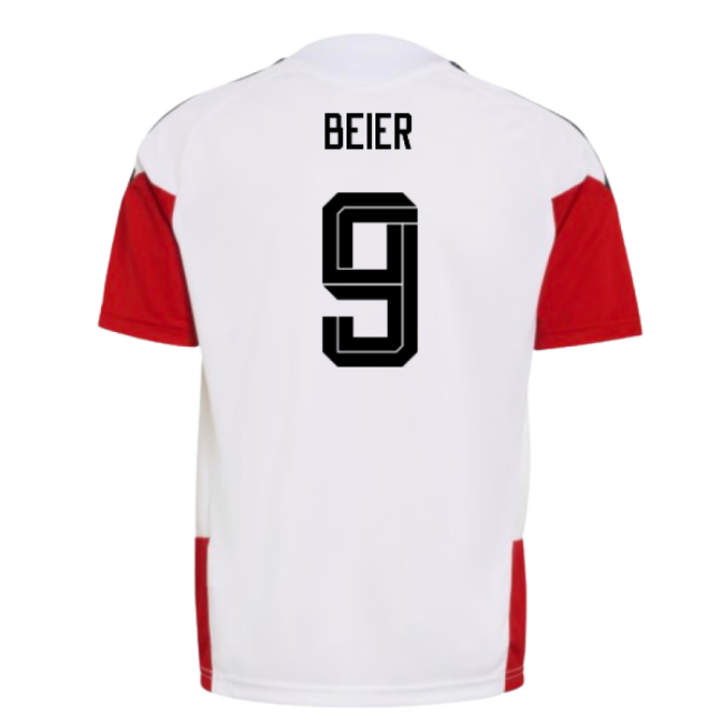 2026-2027 Germany Training Jersey (White) - Kids (Beier 9)-The Soccer Shirt Hub