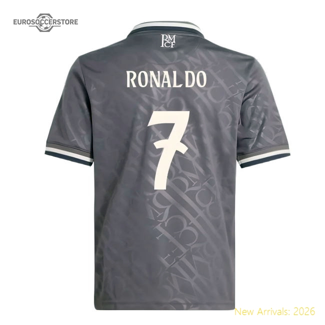 2024-2025 Real Madrid Third Shirt (Kids) (Ronaldo 7)-The Soccer Shirt Hub
