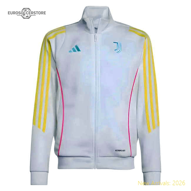 2025-2026 Juventus Tracksuit (White) - Kids-The Soccer Shirt Hub