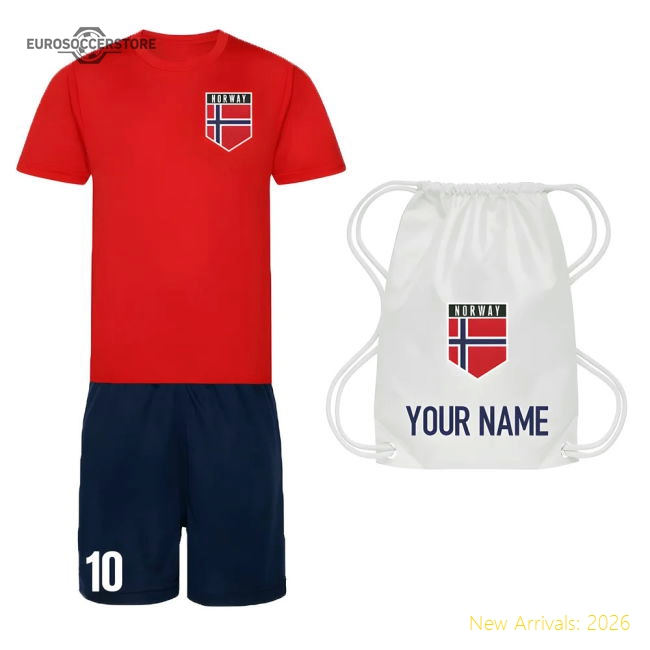Personalised Norway Training Kit Package-The Soccer Shirt Hub