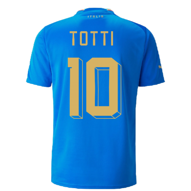 2022-2023 Italy Home Shirt (TOTTI 10)-The Soccer Shirt Hub