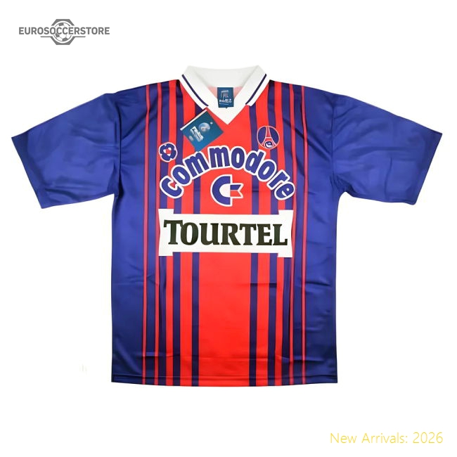 PSG 1993 Home Shirt-The Soccer Shirt Hub