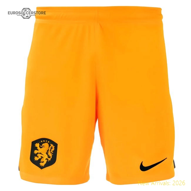 2022-2023 Holland Home Shorts (Orange)-The Soccer Shirt Hub