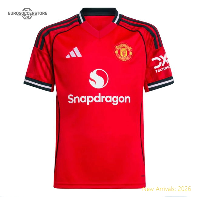 2025-2026 Man Utd Home Shirt (Kids) (Thomas 9)-The Soccer Shirt Hub