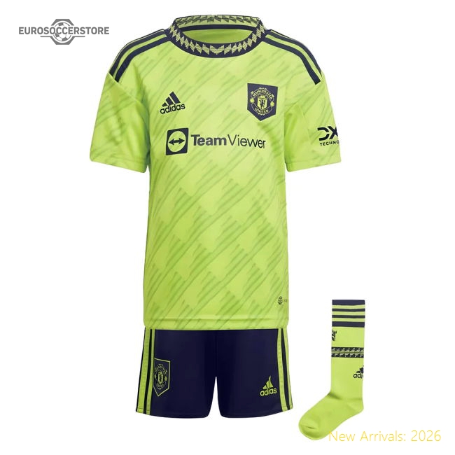 2022-2023 Man Utd Third Mini Kit-The Soccer Shirt Hub