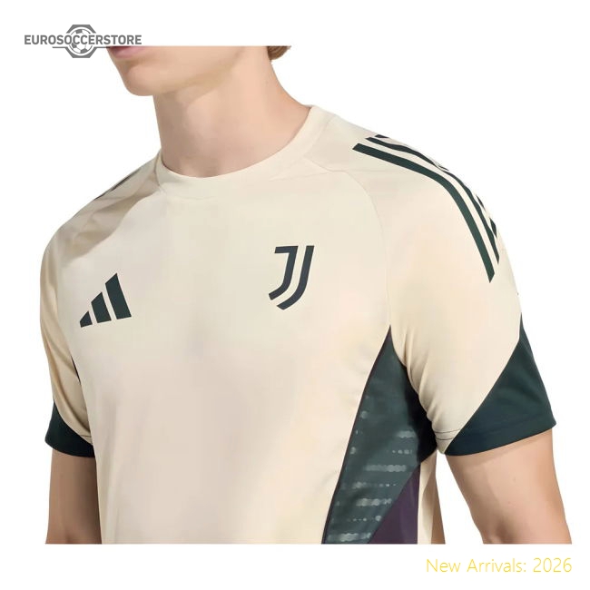 2025-2026 Juventus EU Training Jersey (Ecru Tint)-The Soccer Shirt Hub