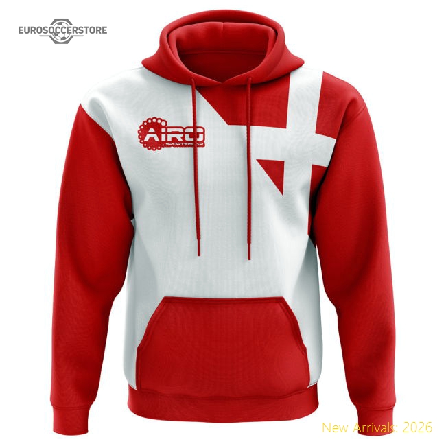 2025-2026 Denmark Home Concept Hoody (Kids)-The Soccer Shirt Hub