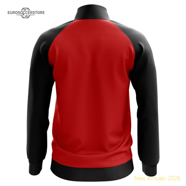 Belgium Concept Football Track Jacket (Red) - Kids-The Soccer Shirt Hub