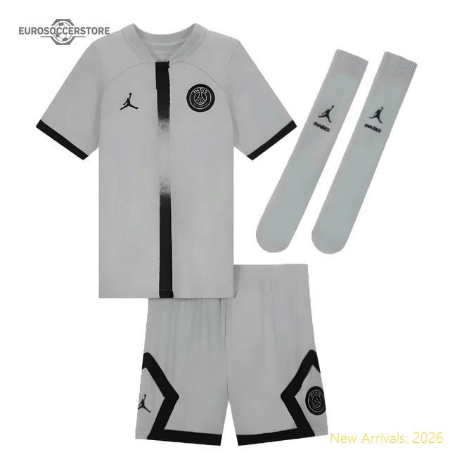 PSG 2022-23 Away Mini Kit (XSB (3-4 y) Neymar #10 (Mint)-The Soccer Shirt Hub